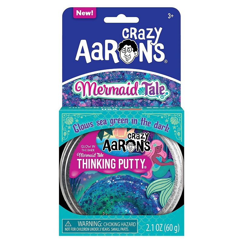 Crazy Aarons Mermaid Tale Glowbrights Thinking Putty