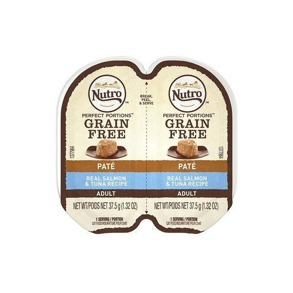 Nutro Perfect Portions Real Salmon and Tuna Recipe Pate for Adult Cats