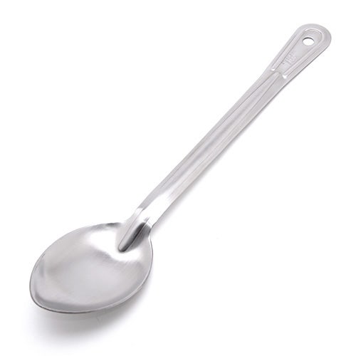 BSH-13-S Solid Buffet Serving Spoon Stainless Steel Heavy Duty， 13