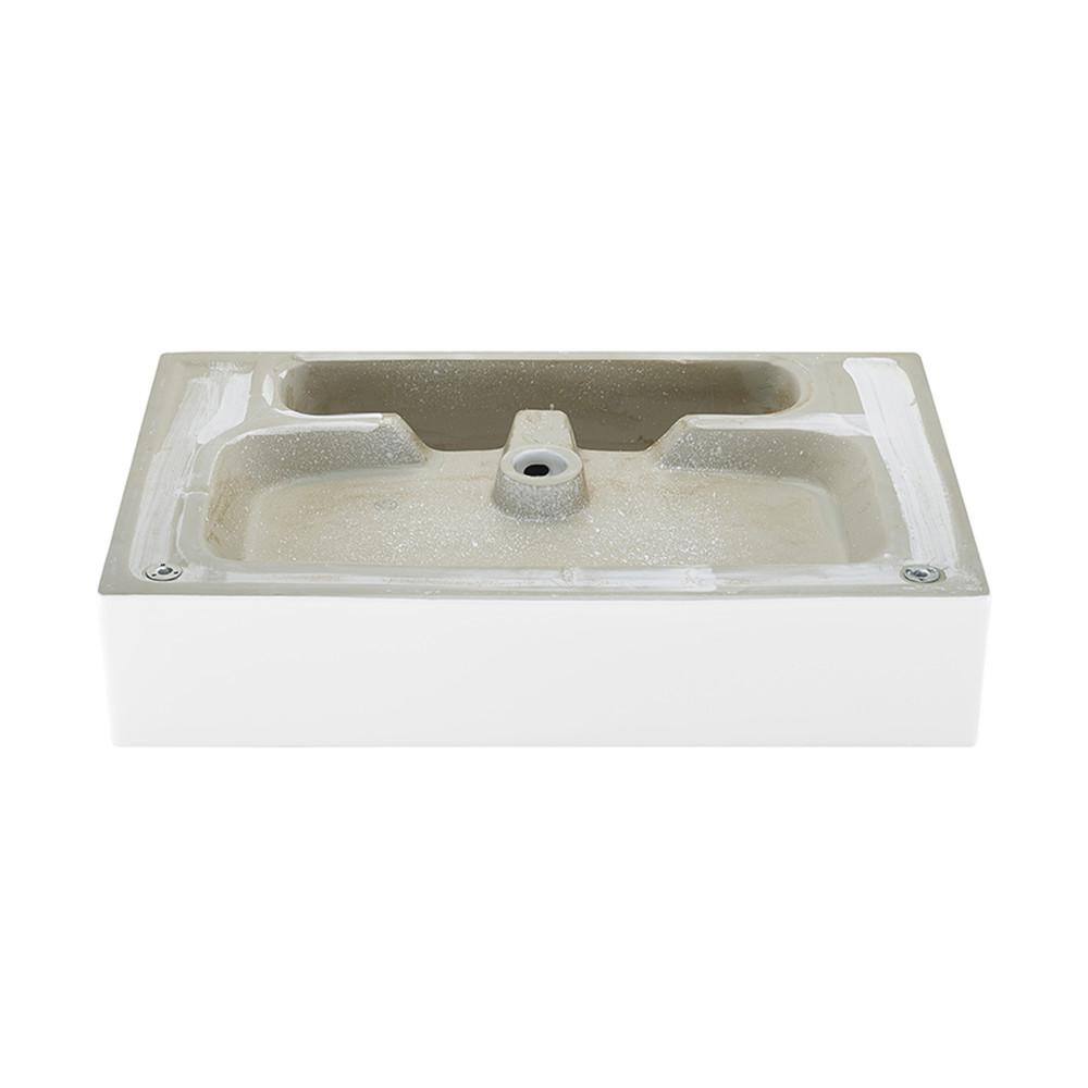 Swiss Madison Claire 23.63 in. Rectangle Wall Mount Bathroom Sink in Glossy White SM-WS332