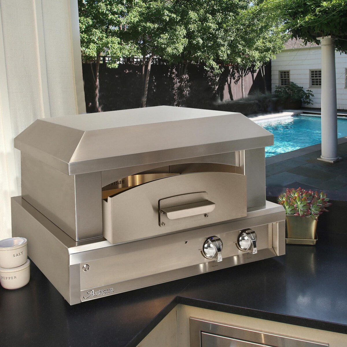 Artisan Professional 29-Inch Countertop Natural Gas Outdoor Pizza Oven