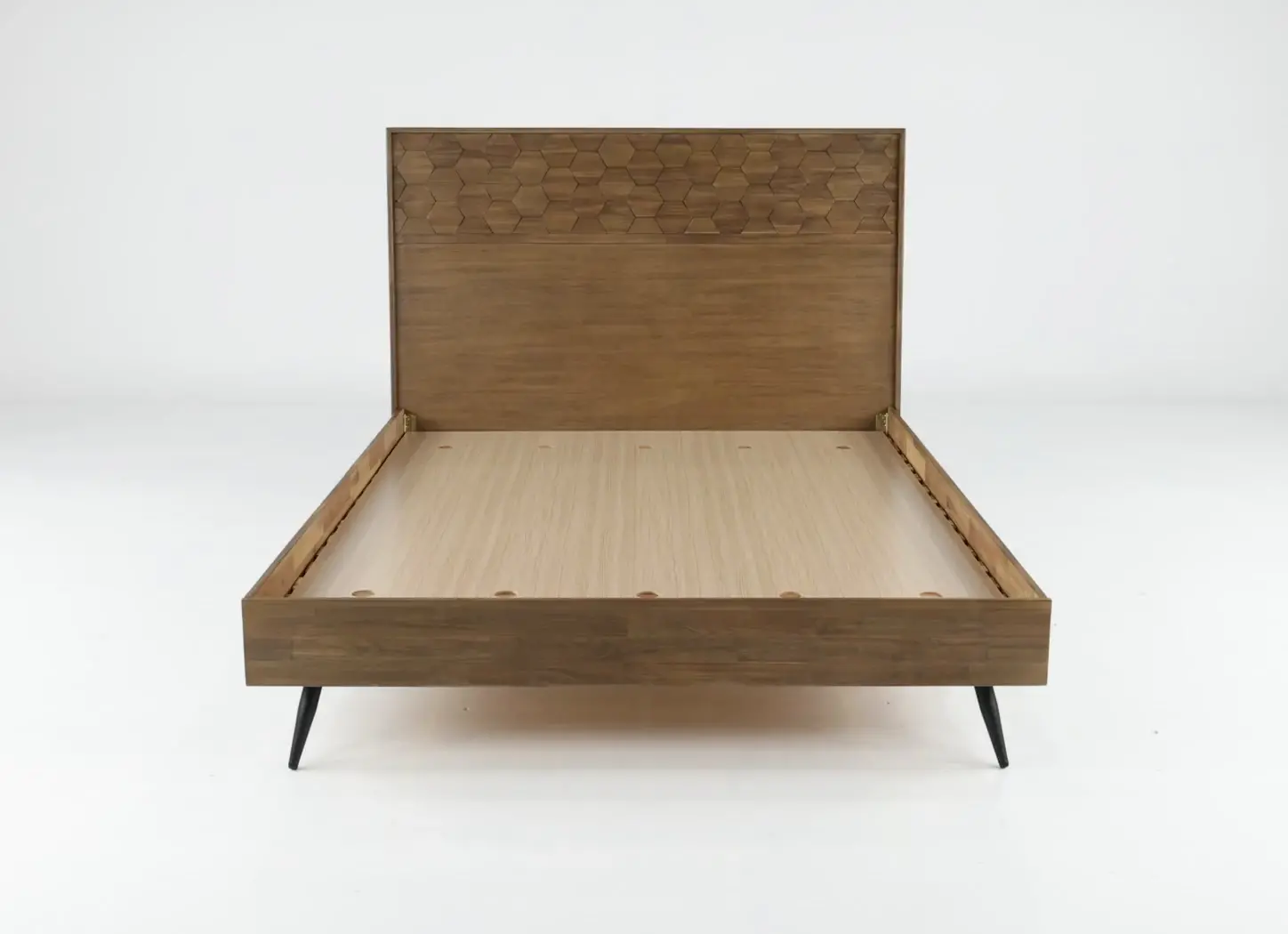 Testa Brown Queen Platform Bed