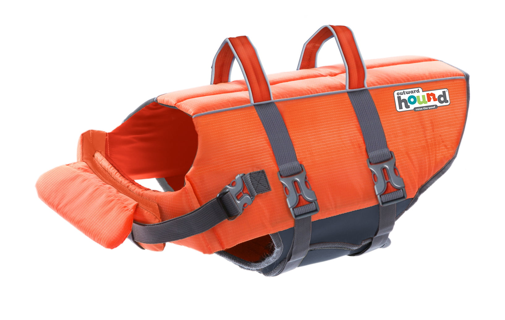 Outward Hound Granby Splash Dog Life Jacket， Orange， Small