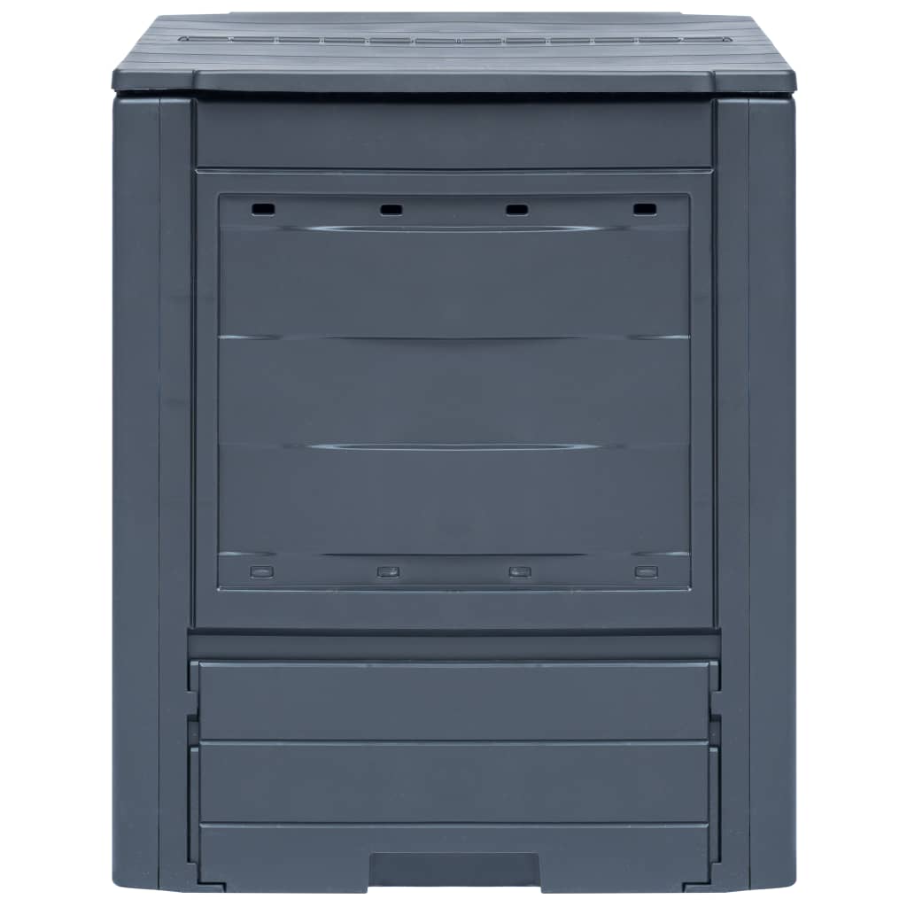 Inlife Garden Composters 2 pcs Gray 23.6"x23.6"x28.7" 137.4 gal