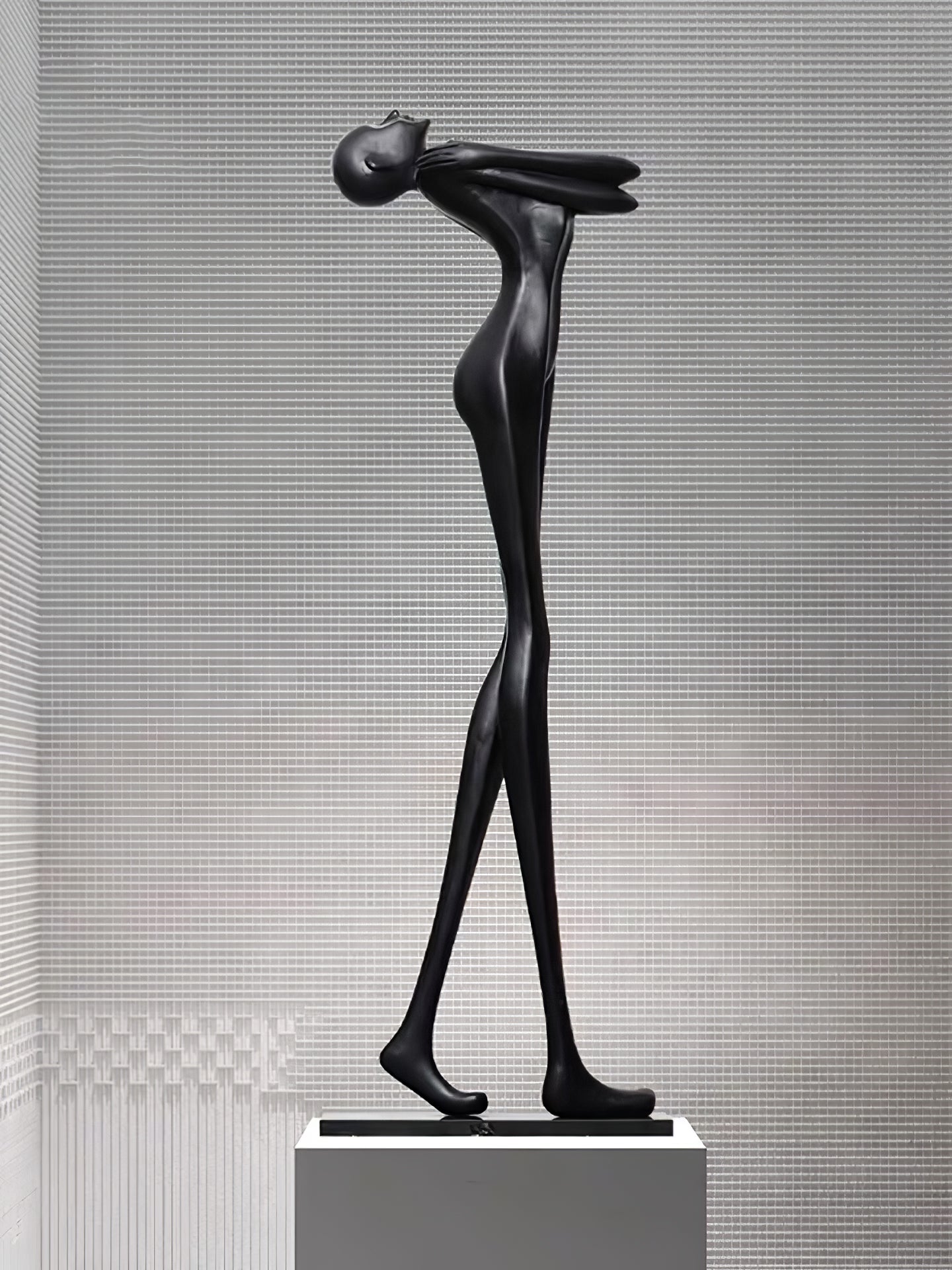 Embrace Ball Sculpture Floor Lamp