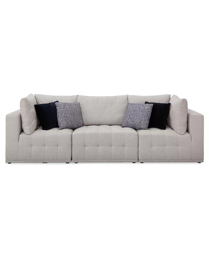 Universal CLOSEOUT! Modern 3-Pc. Fabric Modular Sofa