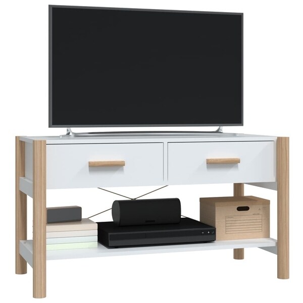 TV Cabinet White 32.3