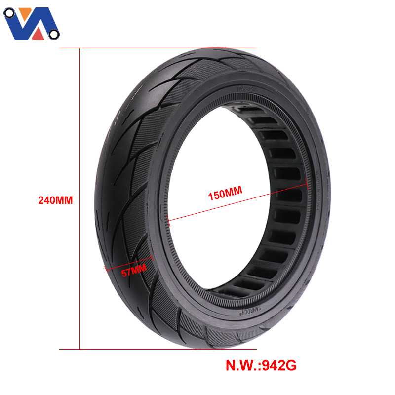 New Image Factory Sale Scooter Parts 10*2.125 Solid Tire For F30/F40 Electric Scooter Replacement Wheel Scooter Solid Tire