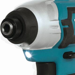 Makita 12V max CXT Lithium-Ion 14 in. Cordless Impact Driver Kit with (2) Batteries 2.0Ah Charger Hard Case DT03R1