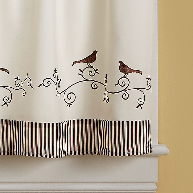 CHF Bird Tier Window Curtain Set