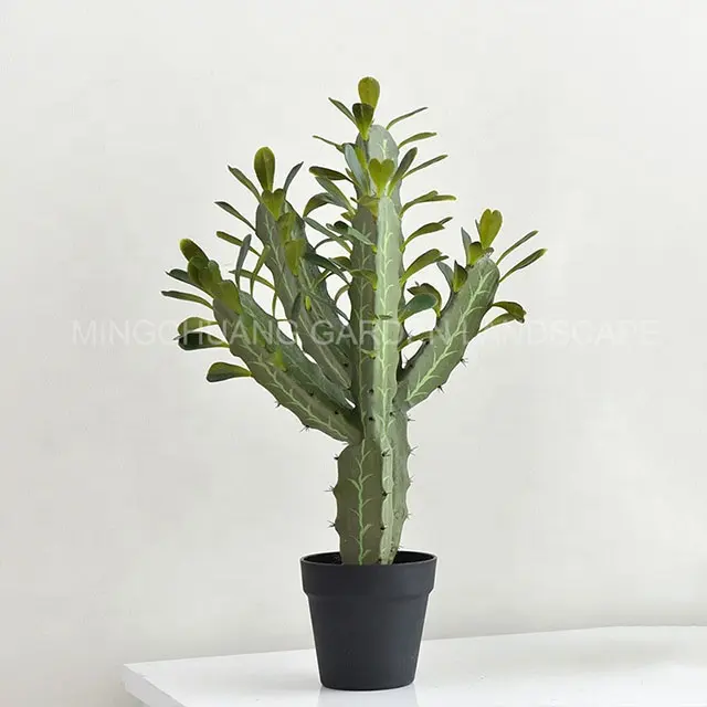 Garden supplies decoration home office artificial cactus plant Plastic saguaro succulent cactus plant artificial cactus plant