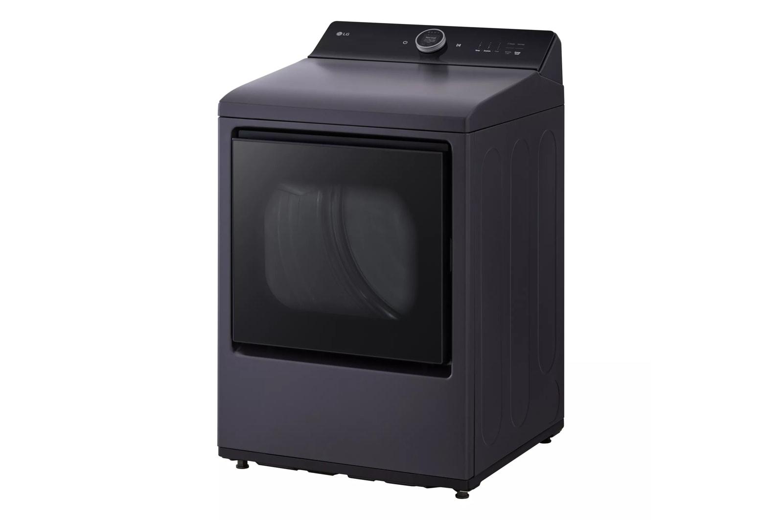 Lg DLEX8600BE 7.3 Cu. Ft. Ultra Large Capacity Rear Control Electric Dryer With Lg Easyload™ Door, Ai Sensing And Turbosteam™