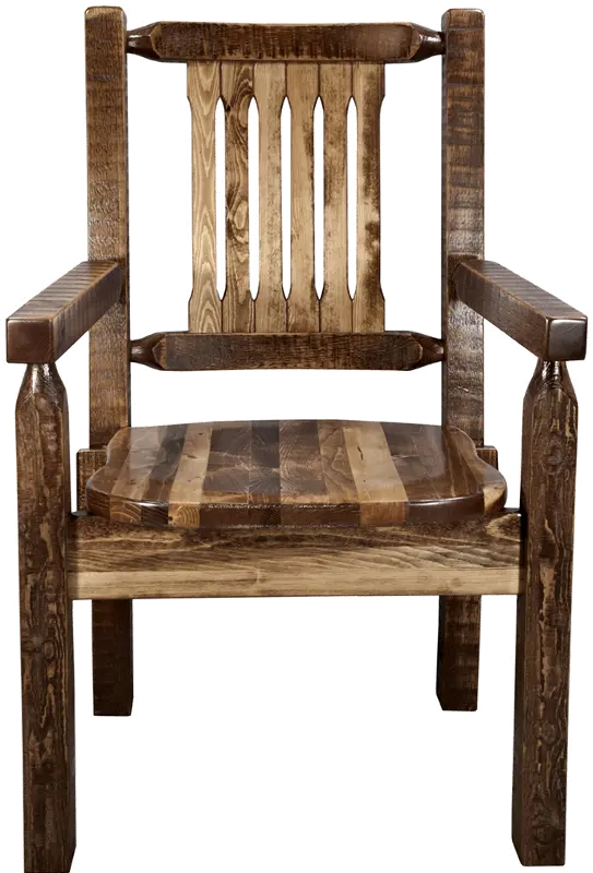 Homestead Rustic Captain's Dining Chair