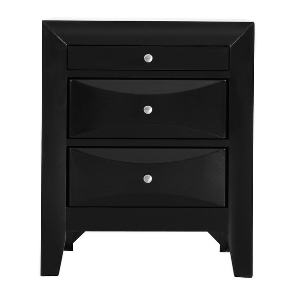 Marilla 3-Drawer Nightstand (28 in. H x 17 in. W x 23 in. D) - - 35993878