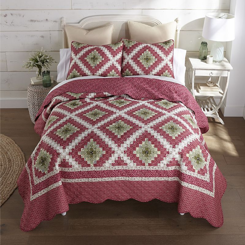 Donna Sharp Sweet Melon Quilt Set with Shams