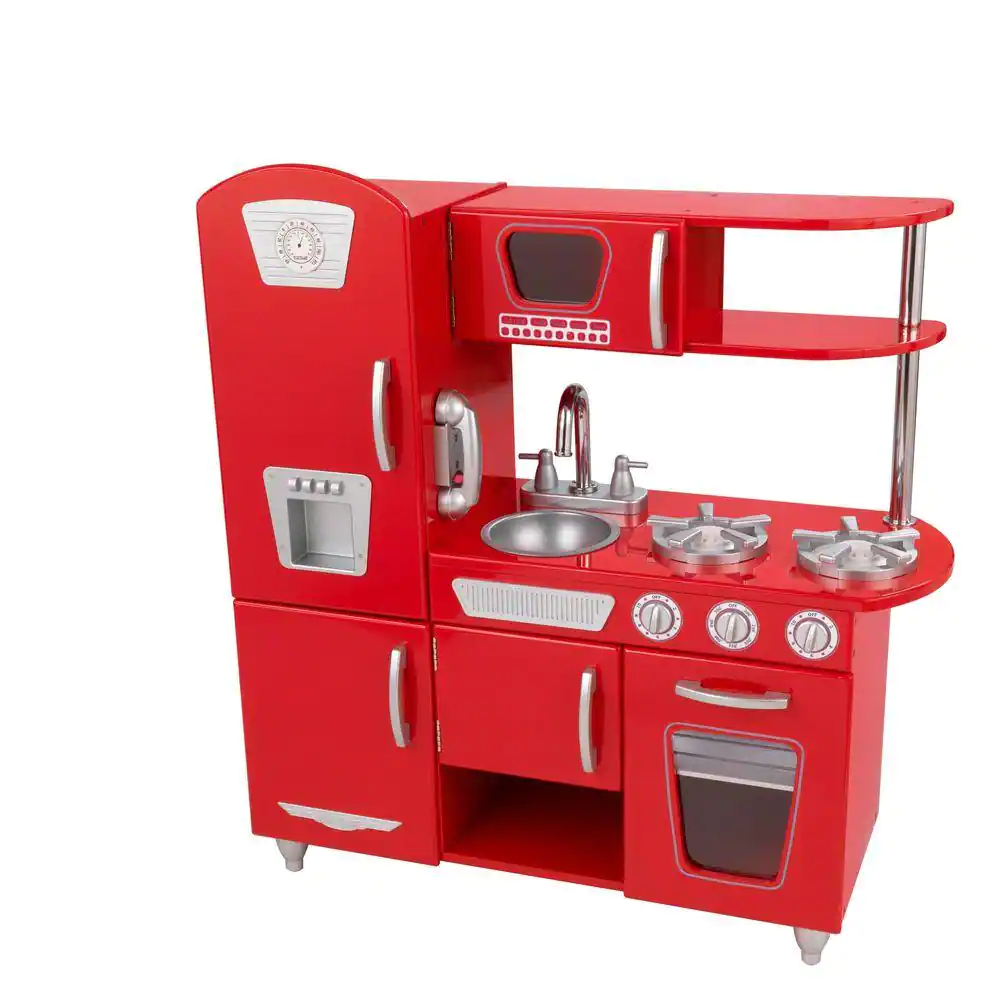 KidKraft 53173 Red Vintage Kitchen Playset