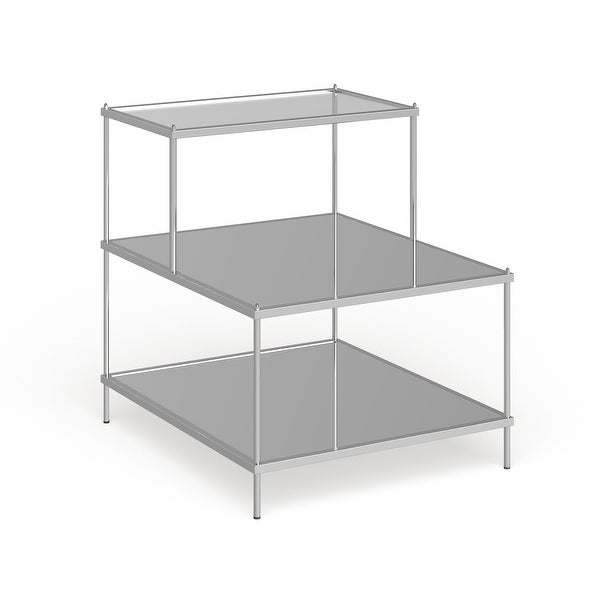 SEI Furniture Grant Glam Mirrored Side Table