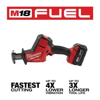 MW M18 FUEL 18V Lithium-Ion Brushless Cordless HACKZALL Reciprocating Saw Kit WM18 Drywall Cut Out Tool 2719-21-2627-20