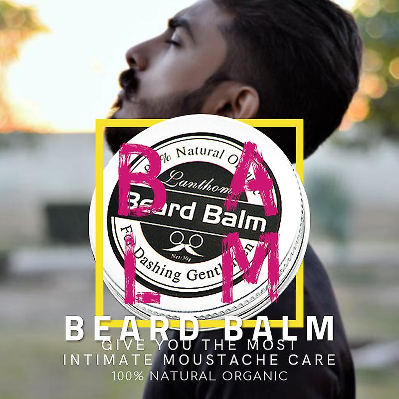 Born Pretty Natural Professional Beard Conditioner Beard Balm For Beard Growth And Organic Moustache Wax For Beard Smooth Styling For Men