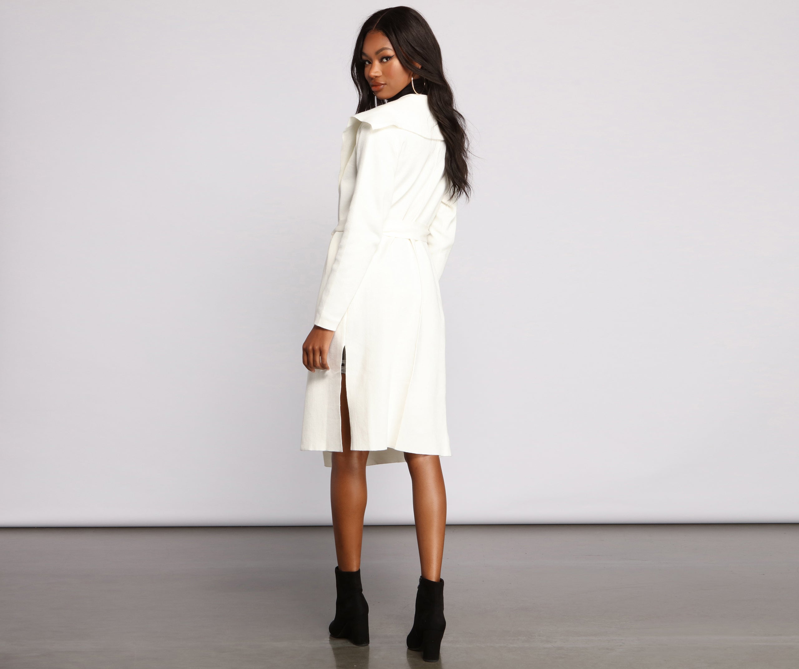 Trend Alert Tie Waist Trench Duster