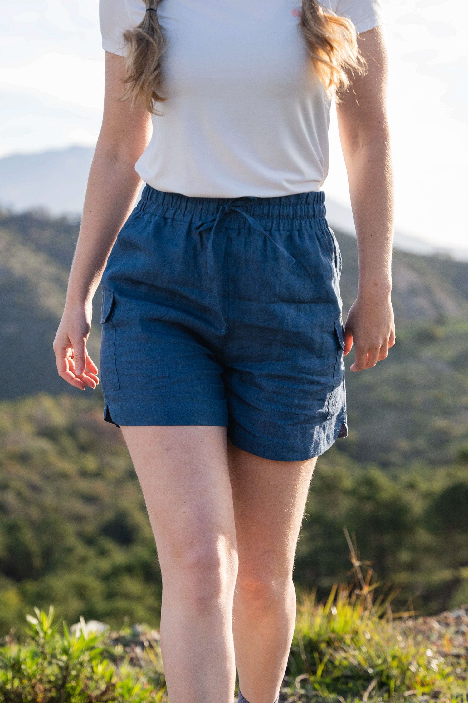 Wander Shorts - Moonlight Blue