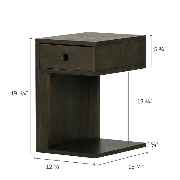 South Shore Kodali 1-Drawer End Table