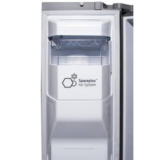 LG 27 cu. ft. Side by Side Smart Refrigerator w InstaView and Craft Ice in PrintProof Stainless Steel LRSOS2706S