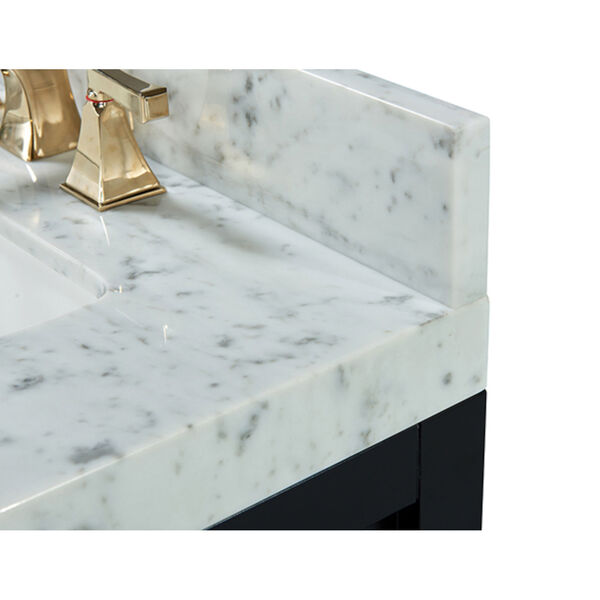 Elizabeth Black Onyx 48-Inch Vanity Console