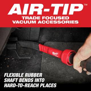 MW AIR-TIP 1-14 in. - 2-12 in. Flexible Long Reach Crevice Tool Attachment For WetDry Shop Vacuums (1-Piece) 49-90-2030