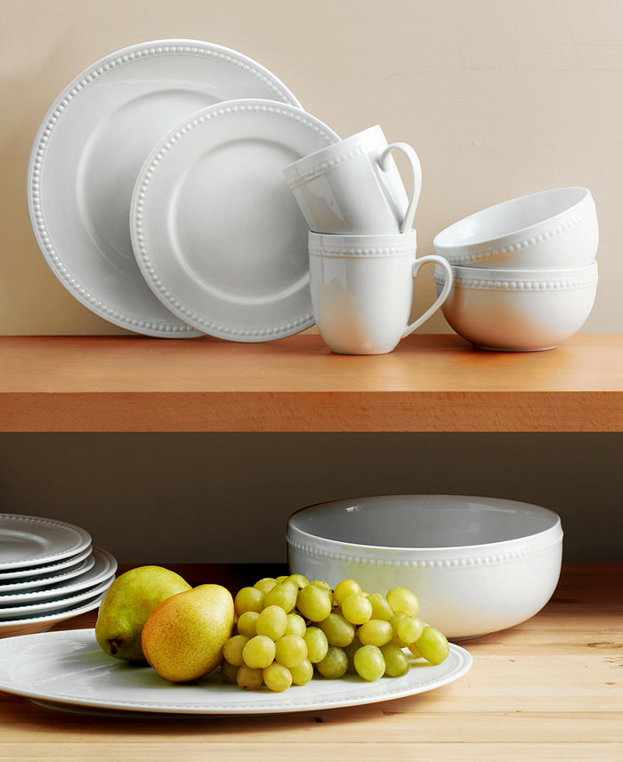 Fitz and Floyd Everyday Whiteware Dinnerware Collection