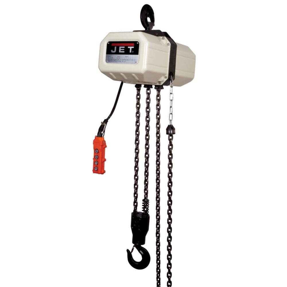 JET 1SS-3C-20 1 Ton 3 Ph 20 Ft. Lift 230 V/ 460 V Pre-Wired 460 V 132000 from JET