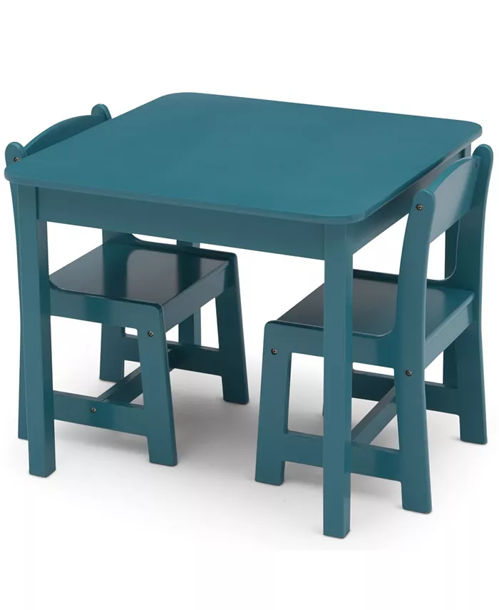 Delta Children Mysize Wood Table and Chairs Set  3 Piece