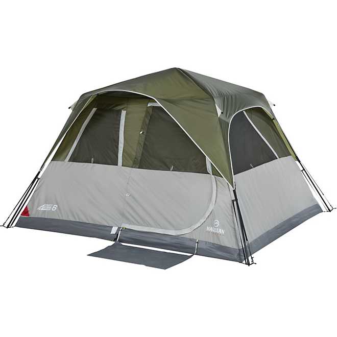 Magellan Outdoors SwiftRise 6-Person Lighted Cabin Tent