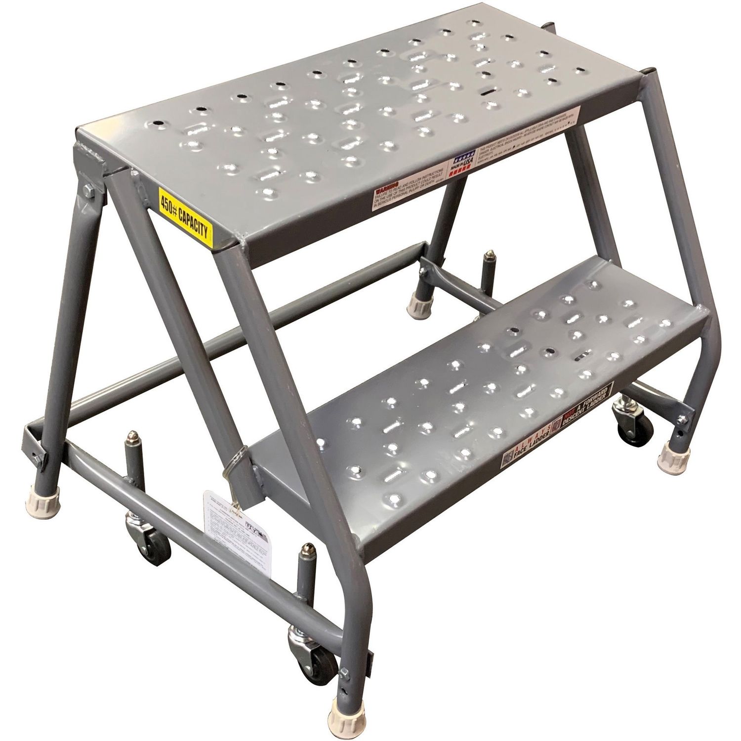 2-step Steel Warehouse Ladder by Louisville Ladder， Inc DADGSW2402