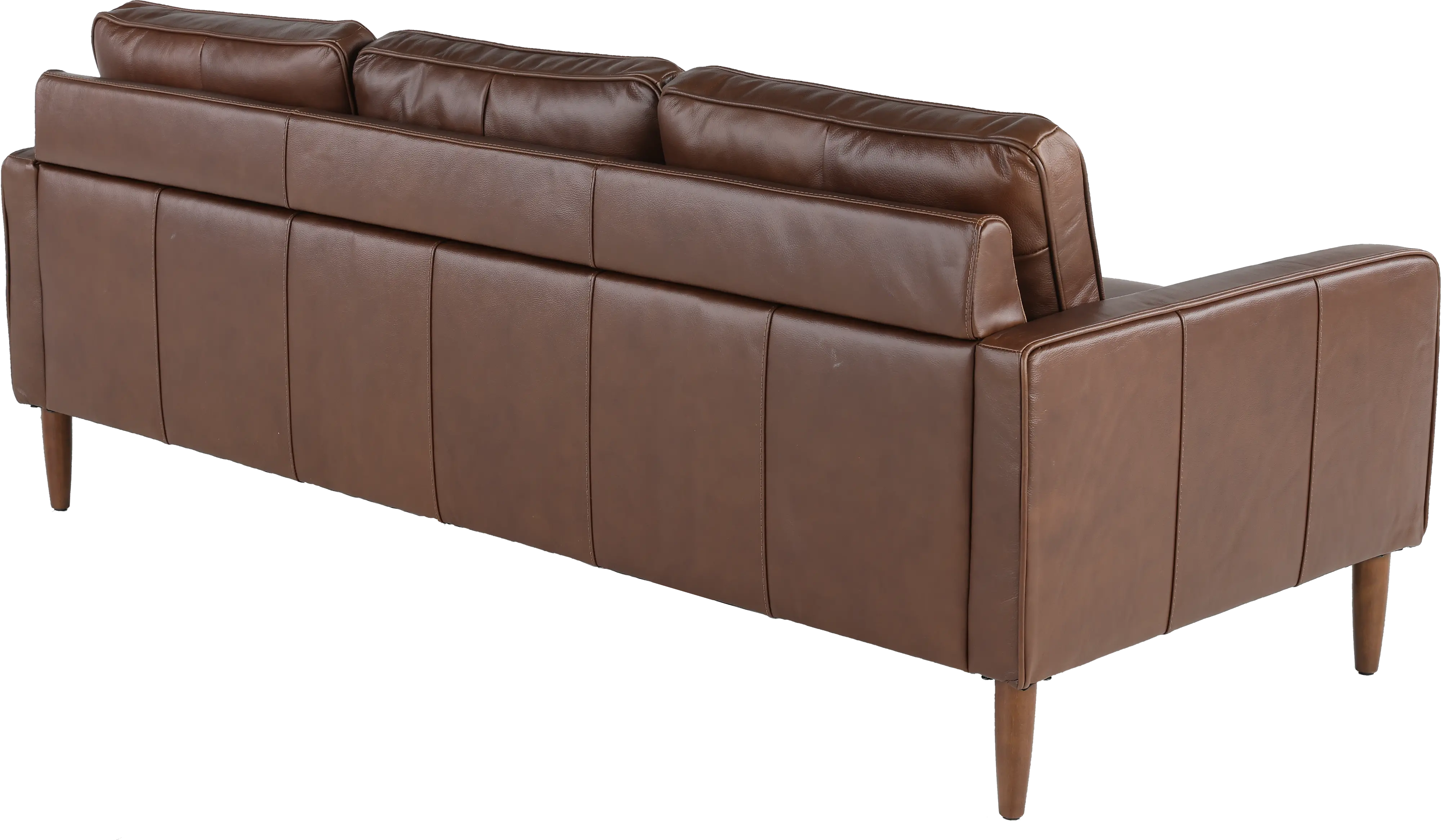 Volcano Brown Leather Sofa