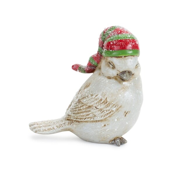 Bird w/Stocking Hat (Set of 12)