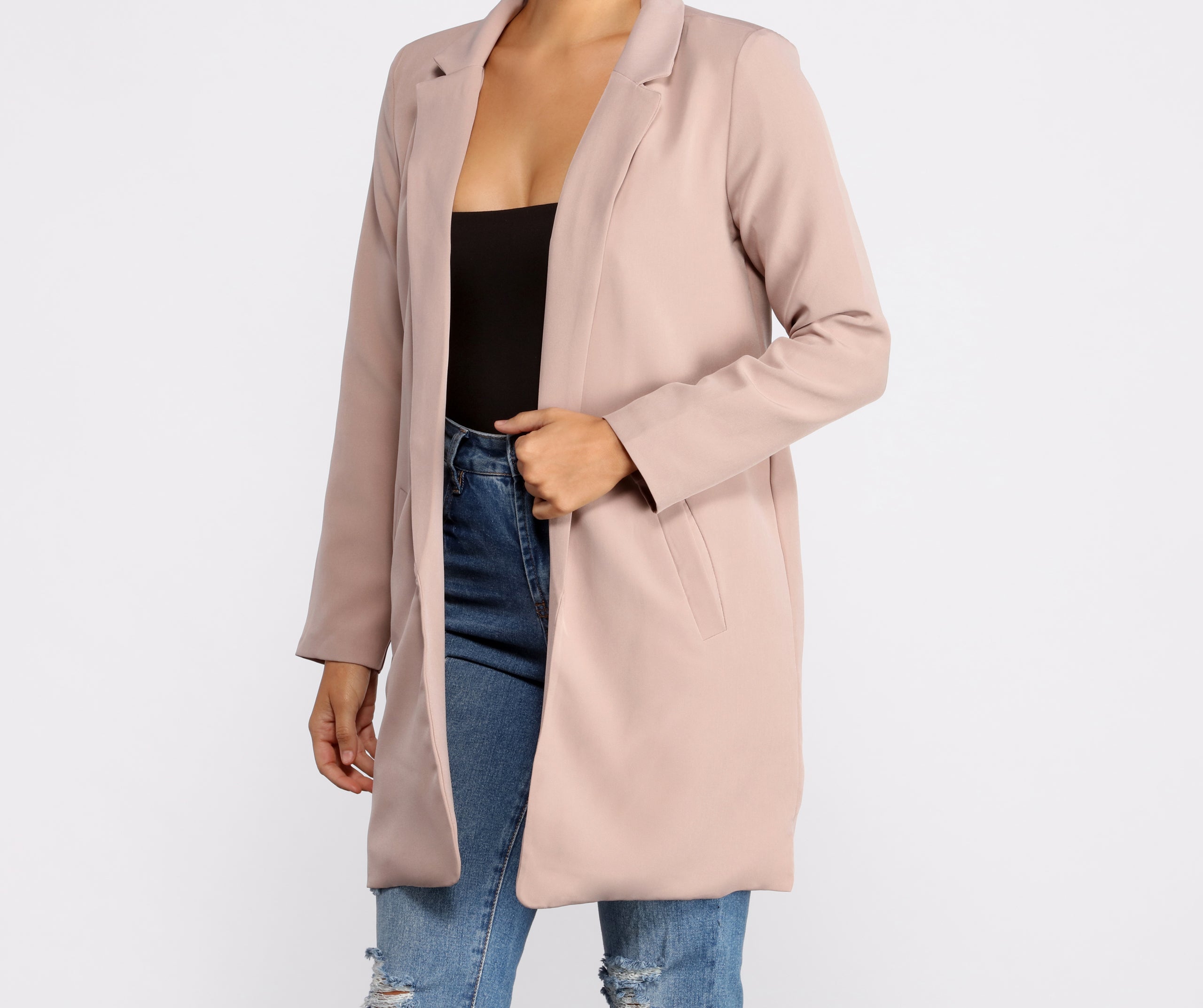 Pulling Power Moves Oversized Blazer