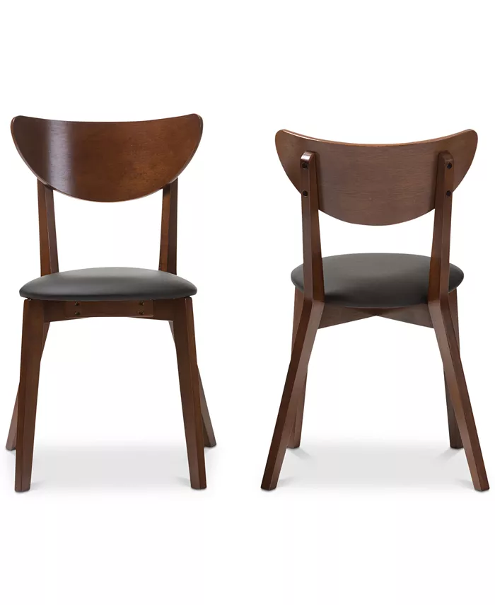 Furniture Sumner Faux Leather and Dining Chair (Set Of 2)