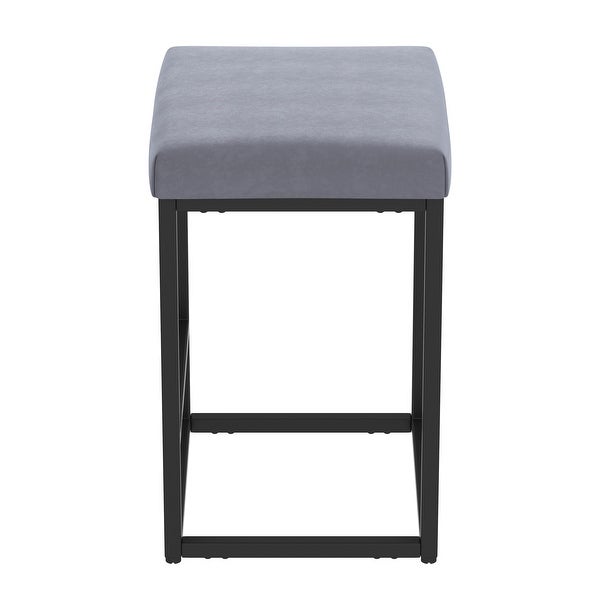 Modern Bar Stools，Set of 2，for Kitchen Counter Farmhouse