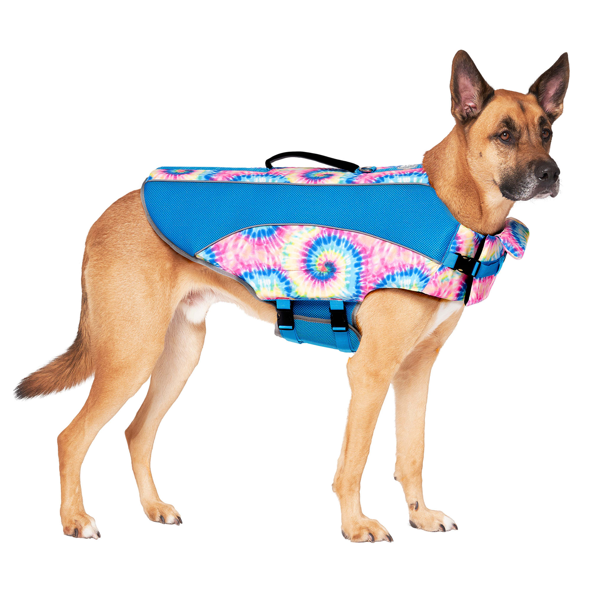 Canada Pooch Wave Rider Tie Dye Dog Life Vest， X-Small