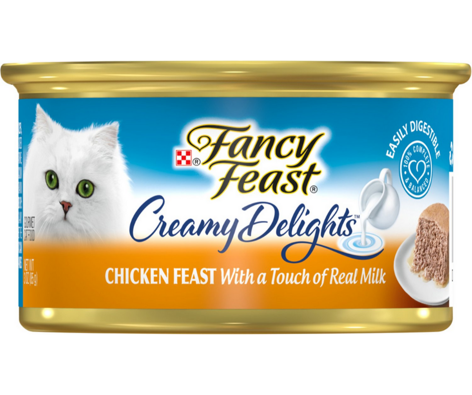 Purina Fancy Feast - All Breeds， Adult Cat Creamy Delights Chicken wit