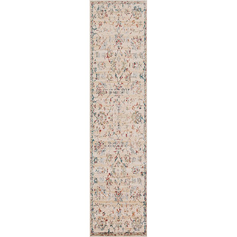 SUPERIOR Basilio Modern Farmhouse Medallion Indoor Area Rug