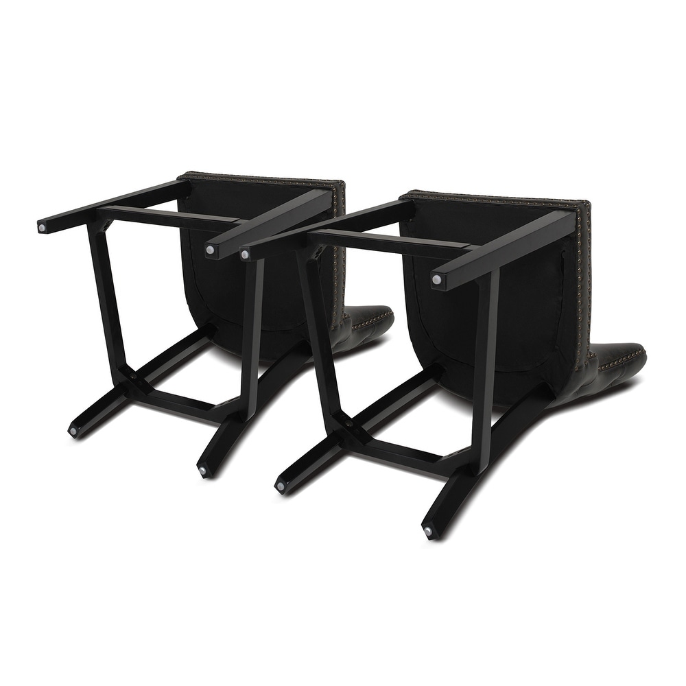 Sonoma Tufted Armless Counter or Bar Stools (Set of 2)