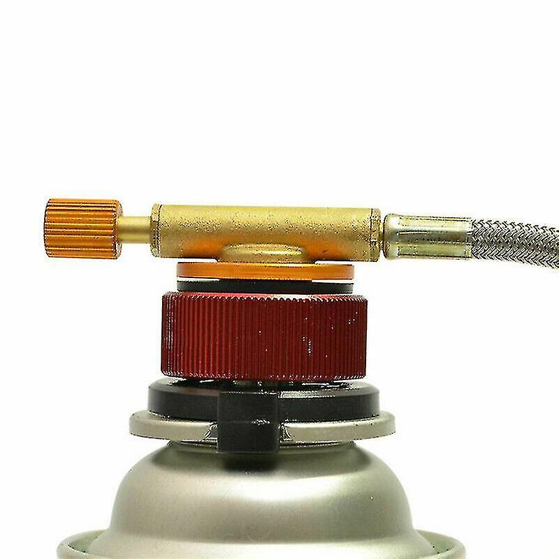 Sl Chang Camping Stove Butane Gas Adapter Convert Fuel Canister Head For Long Gas Tank