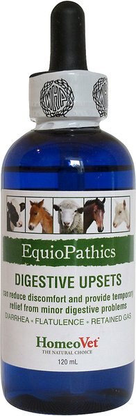 HomeoVet EquioPathics Digestive Upsets Liquid Farm Animal and Horse Supplement