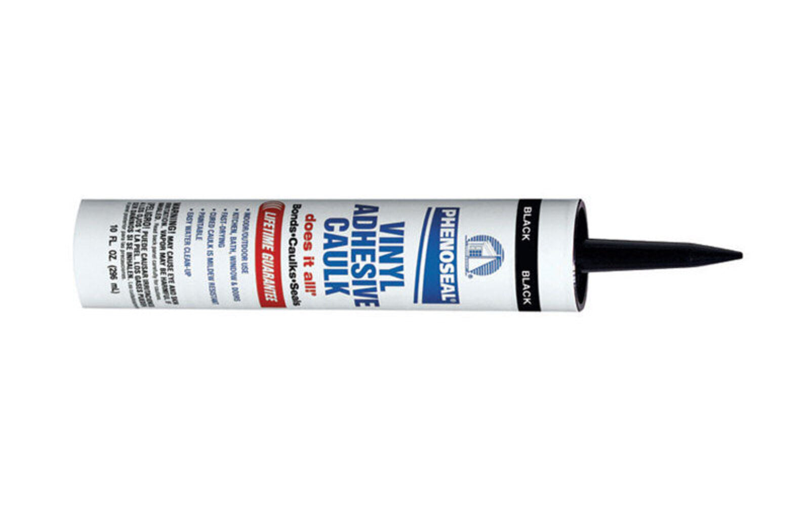 CAULK PHENOSEAL BLK 10OZ