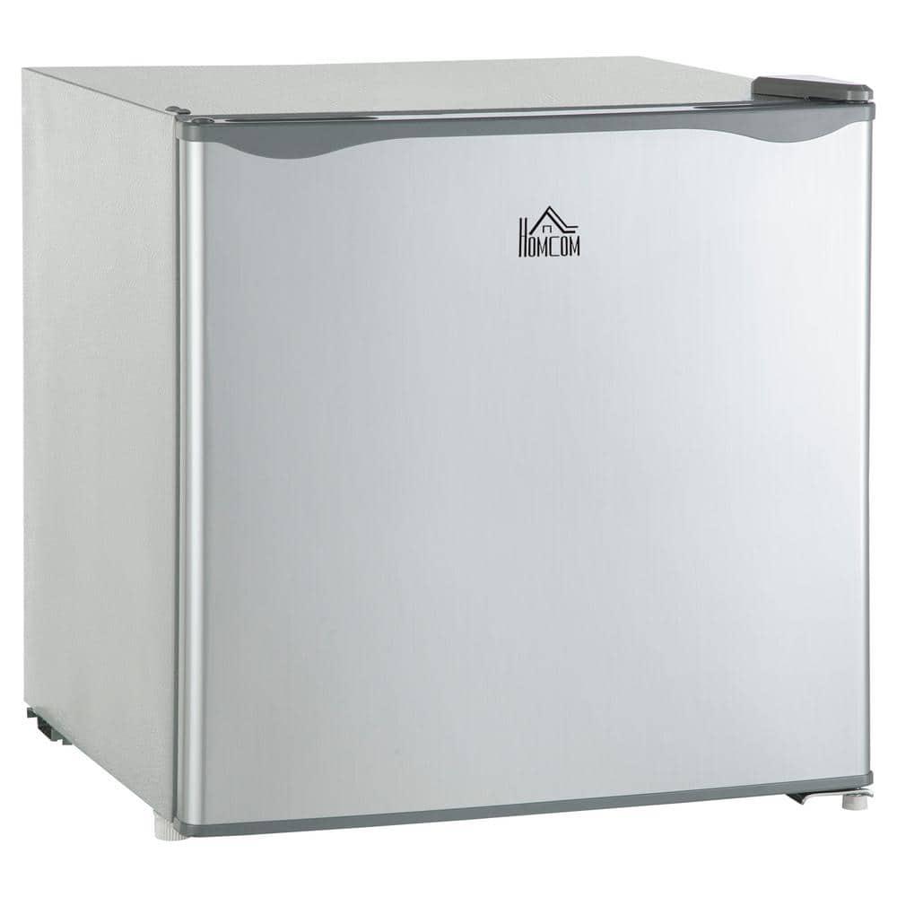 HOMCOM 11 CuFt Mini Counterto Upright Fridge in Grey with Freezer