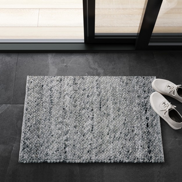 Chunky Knit Wool Woven Rug