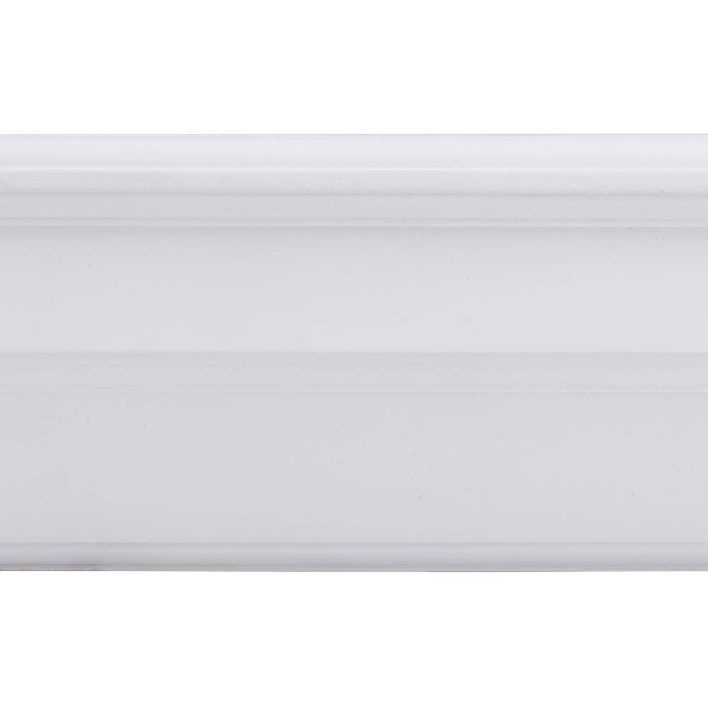 Dogberry Collections 48 in. White French Corbel Mantel Shelf m-fcor-4877-whit-none