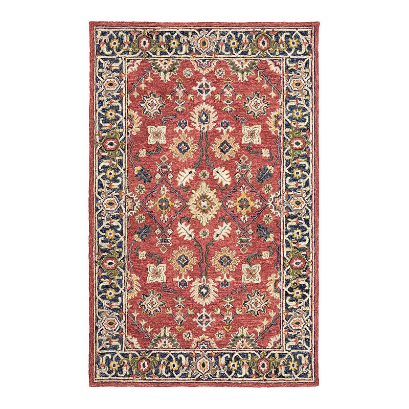 StyleHaven Andover Traditional Floral Handmade Wool Area Rug